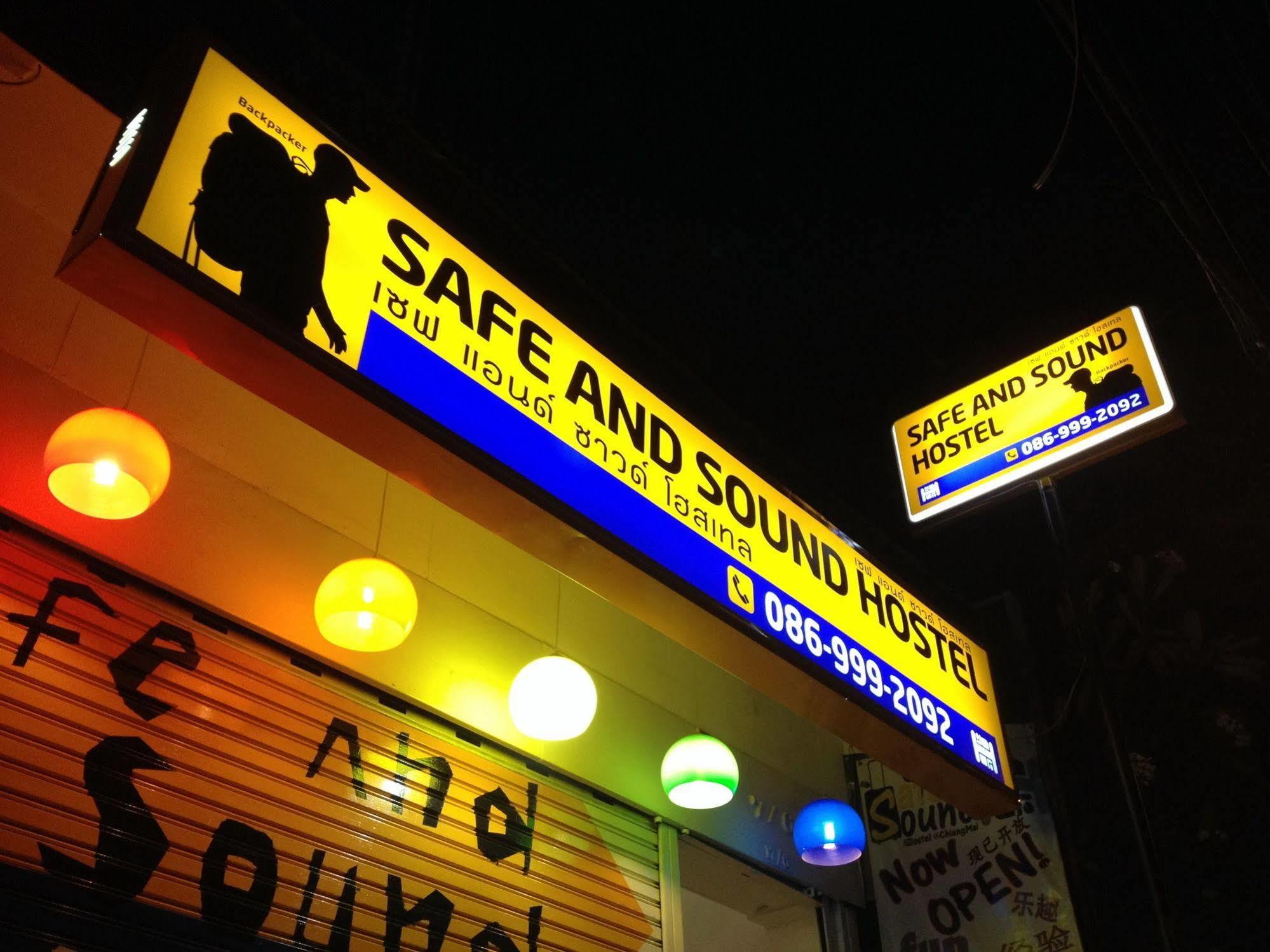 Safe And Sound Hostel Chiang Mai Exteriör bild